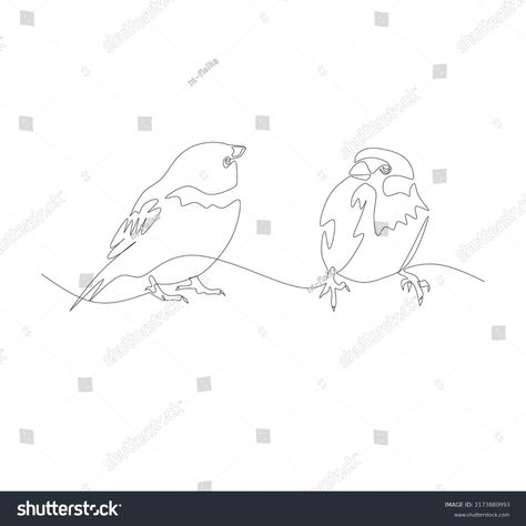 Sparrow Drawing, Line Art Style, Pencil Sketches, Japanese Embroidery, Image Vector, Highlight Icons, Line Illustration, Instagram Highlight Icons, Line Art Drawings