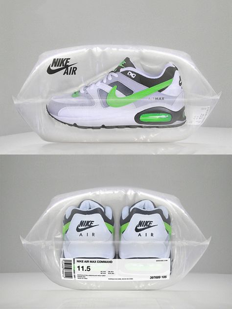 Nike Air Max Packaging by Scholz & Friends Clever Packaging, Innovative Packaging, Cool Packaging, Nike Free Shoes, Packing Design, Creative Packaging Design, Creative Packaging, Plastic Packaging, Packaging Design Inspiration