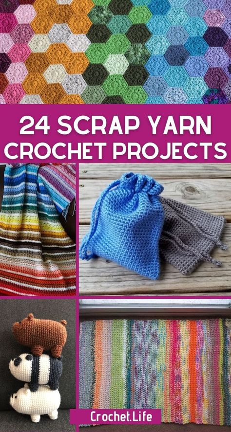 Scrap Yarn Crochet Patterns, Cotton Yarn Crochet Projects, Scrap Yarn Crochet Projects, Yarn Crochet Projects, Leftover Yarn Project, Cotton Yarn Projects, Crochet Projects To Sell, Yarn Projects Crochet, Scrap Crochet