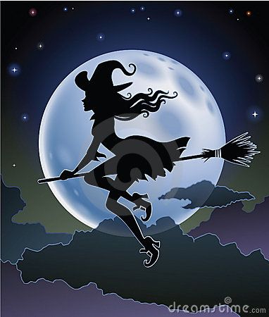 Silhouette of a beautiful witch flying in front of a full moon Scary Woman, Zombie Vector, Halloween Silhouette, Witch Wallpaper, Witch Silhouette, Witch Tattoo, Beautiful Witch, Flying Witch, Moon Witch