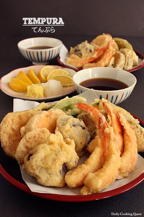 Tempura Recipes, Japanese Tempura, Tempura Vegetables, Cultural Foods, Hawaiian Foods, Tempura Recipe, Food Sides, Tempura Batter, Shrimp And Vegetables