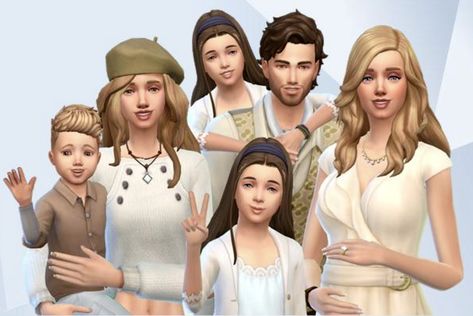 The Sims 4 Family Ideas, Sims 4 Family Of 5, Sims 4 Cc Big Family Poses, Sims Family Ideas People, Grandmas Cookbook Sims 4, Sims Family Ideas, Family Download Sims 4, Sims 4 Family Ideas People, Sims 4 Family Gallery Poses