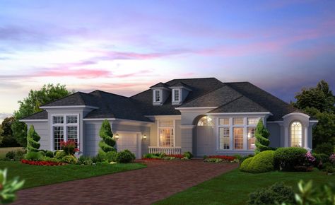 Egret V at Brown's Landing | ICI Homes Huge Bedrooms, Fernandina Beach, Resort Style Pool, Ormond Beach, Open Living Room, Gourmet Kitchen, House Blueprints, Seaside Towns, Entrance Gates