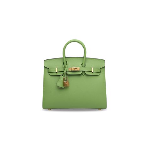 HERMÈS, 2020 Sellier Birkin, 2022 Handbag, Leather Briefcase Men, Girly Bags, Shoe Bags, Luxury Purses, Matcha Green, Birkin 25, Hermes Handbags