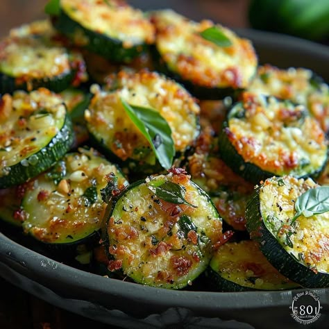 Zucchini Garlic Bites Recipe | Healthy & Delicious Appetizer Zucchini Garlic Bites Recipe, Zucchini Garlic Bites, Zucchini Ideas, Garlic Bites, Zucchini Health Benefits, Zucchini Dishes, Garlic Zucchini, Recipes Zucchini, Zucchini Bites