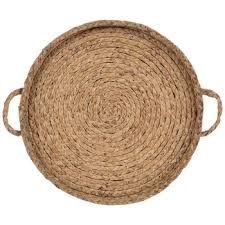 https://encrypted-tbn0.gstatic.com/images?q=tbn:ANd9GcS-UdvdWtmd2nGV2N0LPGaLu5vUSOPwMxVMww&usqp=CAU Round Woven Tray, Round Tray Decor, Brown Strands, Tray Wall Decor, Woven Trays, Wall Decor Hobby Lobby, Sofa Wall, Buy List, Tv Wall Design