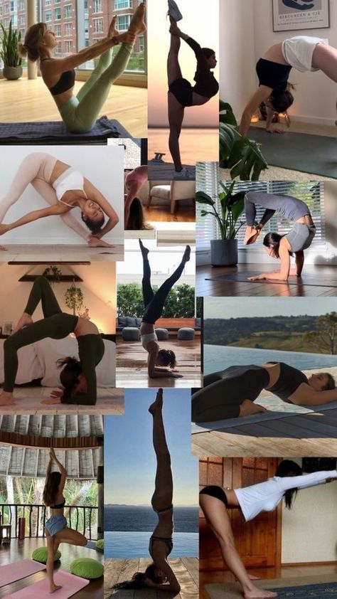 At Home Yoga Aesthetic, Yoga Asthetic Picture, Yoga Vision Board, Yoga Astethic, Planning Sport, Yoga Content, Advanced Yoga Poses, Fitness Vision Board, Yoga Aesthetic