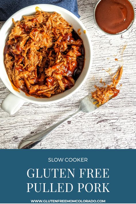 Slow Cooker BBQ Pulled Pork Gluten Free Pulled Pork, Gluten Free Pulled Pork Slow Cooker, Barbeque Pulled Pork Slow Cooker, Healthy Bbq Pulled Pork, Slow Cooker Barbecue Pulled Pork, Bbq Pulled Pork Slow Cooker, Allergy Free Diet, Gluten Free Bbq, Barbecue Pulled Pork