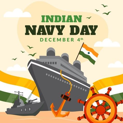 Happy Navy Day, Salute Indian Army, Indian Navy Day, Teaching English Abroad, Navy Day, Army Day, Designing Ideas, Indian Navy, Naval Force