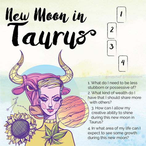 New moon in Taurus tarot spread. Written by Koya E. Taurus Tarot Spread, Tarot Goddess, Full Moon Tarot Reading, Moon Taurus, Taurus Tarot, New Moon In Taurus, Oracle Spreads, Full Moon Tarot, Village Witch