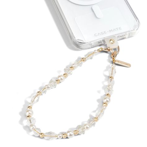 PRICES MAY VARY. iPhone Charm Strap for Timeless Fashion: Make your phone stand out with this stunning cell phone wrist strap, crafted with a gleaming finish & crystal-like beads. Our gorgeous phone leash iPhone strap adds a touch of elegance & sparkle, making your phone look like a piece of jewelry. Forget about boring phone keychain & wrist strap for phone case —the stylish beaded phone straps for iPhone are perfect for drawing compliments, catching eyes, & bringing a luxurious feel to your ph Phone Case Beads Chain, Phone Leash, Phone Case Charm Loop, Aesthetic Phone Case With Chain, Cute Phone Cases With Chain, Keychain Wrist, Gemstone Phone Strap, Lanyard Ideas, Phone Wrist Strap