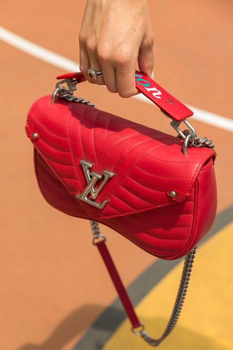 A Closer Look at the Louis Vuitton New Wave Bag Luis Vuitton Wallet, Louise Vuitton, Louis Vuitton New, Louis Vuitton Red, Bag Obsession, Hot Bags, Luxury Purses, Louis Vuitton Wallet, Bags Designer Fashion