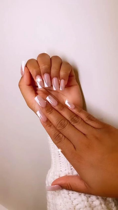 Diagonal French Tip Nails, Diagonal French Tip, French Manicure With A Twist, Diagonal Nails, Video Nails, Classic Lashes, White Tip Nails, Nail Appointment, Lash Studio