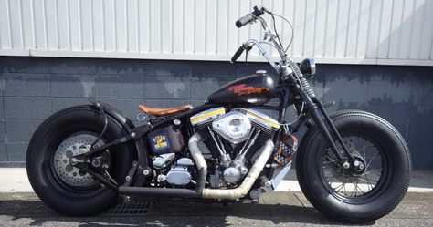 1989 FXSTC Full Custom bobber Softail Springer Bobber, Harley Evo, Softail Bobber, Harley Davidson Engines, Harley Davidson Images, Мотоциклы Harley Davidson, Hd Motorcycles, Softail Springer, Bobber Style