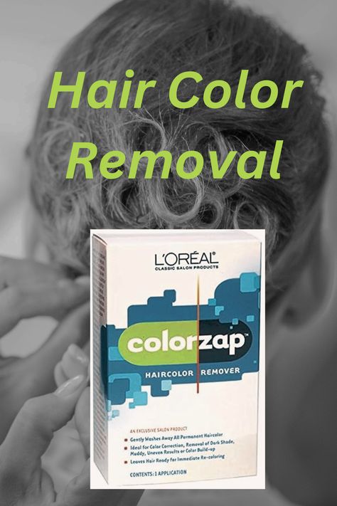 Transform your look: Before and after using a hair color remover Remove Permanent Hair Dye, Remove Hair Dye, Hair Color Removers, Loreal Hair Color, Hair Dye Removal, Hair Color Remover, Colour Remover, Remove Hair, Permanent Hair Dye