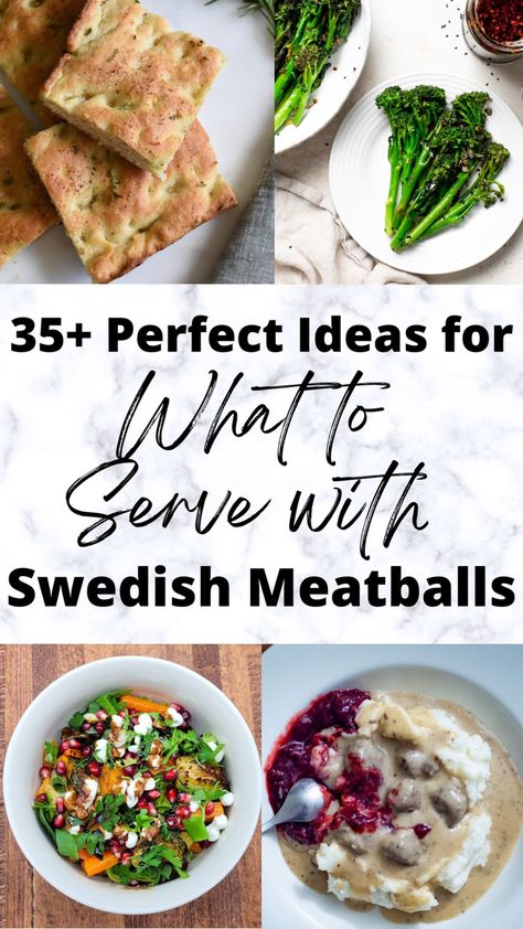 Swedish Meatball Meal Ideas, Swedish Meals Dinners, Swedish Meatballs Meal, What To Eat With Swedish Meatballs, Swedish Dishes Recipes, Swedish Meatball Dinner Sides, Swedish Vegetarian Recipes, Swedish Recipes Dinners, Swedish Salad Recipes