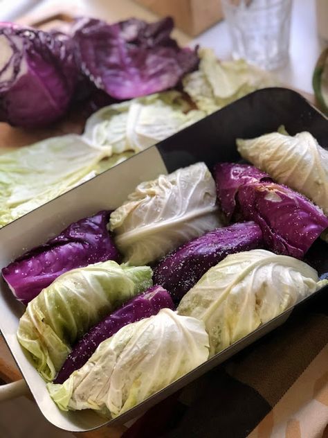 Purple Cabbage Recipes, Keto Cabbage Recipe, Red Cabbage Recipes, Lent Recipes, Cabbage Rolls Recipe, Dinner Today, Stuffed Cabbage, Purple Cabbage, Easy Healthy Meal Prep