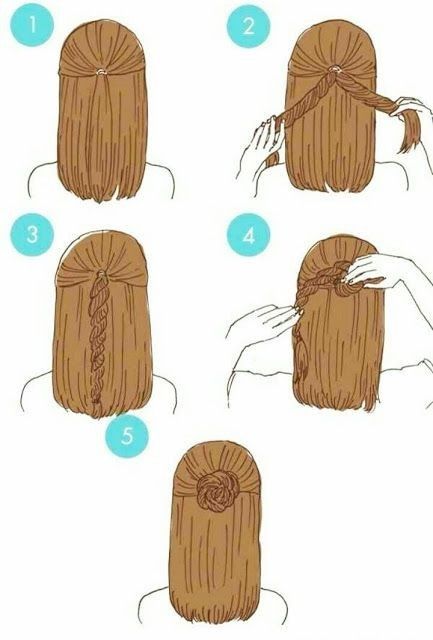 1910 Hairstyles, Hairstyle Images, Very Easy Hairstyles, Easy Hairstyles For Thick Hair, Cute Simple Hairstyles, Kawaii Hairstyles, Easy Hairstyle, Men's Hairstyles, Peinados Fáciles Para Cabello Corto