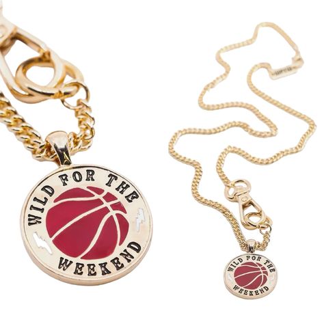 Wild For The Weekend The Baller Basketball Necklace In Gold Size: One Size Color: Gold Condition: New With Tags. Never Opened Approximate Measurements: Diameter Of Pendant: 2.3cm Chain Width: 3mm Length: 58cm Weight: 24.6g The Baller Basketball Necklace Is Some Must-Have Bling For Any Baller. The Fine Link Chain Is Paired With A Basketball Pendant Featuring A Coloured Resin Design And An Epic Carabiner Detail That Breaks Up The Look Of The Chain. - Wftw Branding - Lobster Clasp Secure - Carabine Basketball Jewelry, Basketball Necklace, Resin Design, Mens Accessories Jewelry, Gold Orange, Orange Gold, 그림 그리기, Link Chain, The Weekend