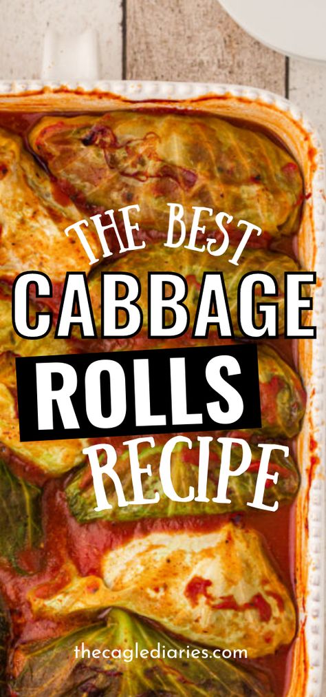 Easy Stuff Cabbage Rolls, Classic Cabbage Rolls Recipe, Homemade Cabbage Rolls Ground Beef, Halupkies Recipe, Cabbage Rolls To Freeze, Cabbage Rolls With Cooked Meat, Make Ahead Cabbage Rolls, Beef Cabbage Rolls Recipe, Cabbage Roll Recipes Stuffed