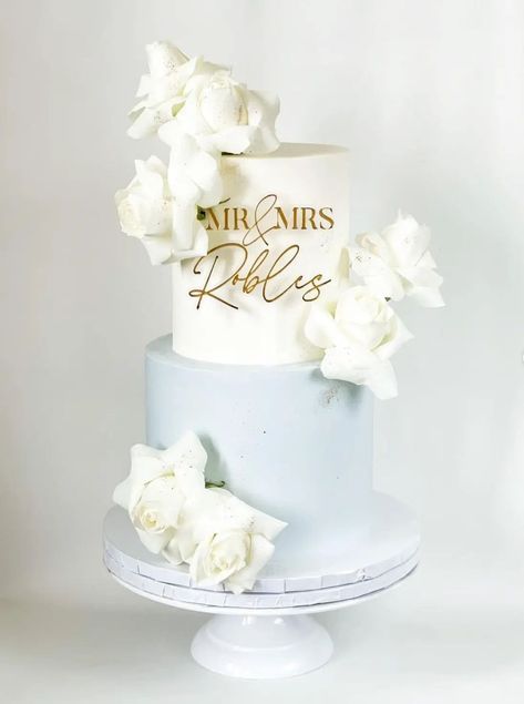 A custom double layered acrylic topper celebrating the new Mr and Mrs is the perfect classy finish to your wedding cake! It adds dimension, shows off your new names and is a great keepsake! Measures 5.5" wide x 4.5" tall approximately (to fit 6"-8" cakes) Double Layer acrylic in a variety of finishes to compliment your wedding style All AALVO products are designed and laser cut in house. Classy Wedding Cake Toppers, Blush Pink And Black Wedding, Classy Wedding Cakes, Acrylic Wedding Cake Topper, Modern Wedding Cakes, Elegant Wedding Cake Toppers, Mr Mrs Cake Toppers, Wedding Cake Pearls, Acrylic Topper