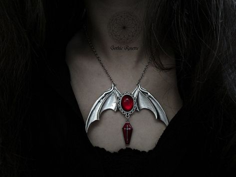 Gothic bat necklace, Bat pendant, Vampire goth necklace, Red cameo vampire necklace Necklace Vampire, Goth Pendant, Vampire Necklace, Vampire Jewelry, Vampire Gothic, Mack Up, Bat Pendant, Bat Necklace, Goth Necklace