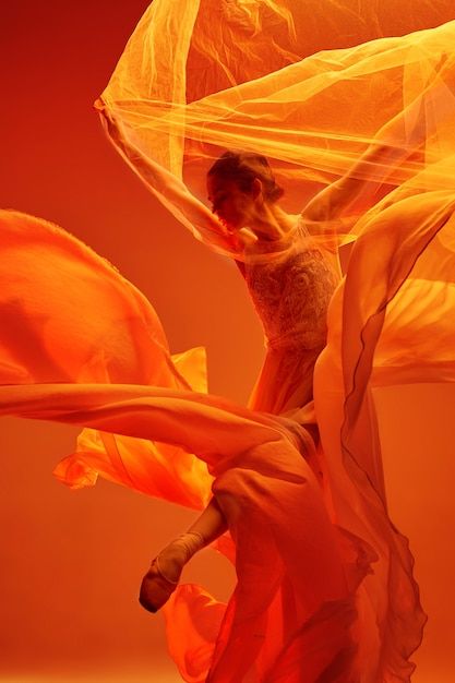 Photo ballerina young graceful female ba... | Premium Photo #Freepik #photo #contemporary-dance #ballet-dancer #ballet #ballerina Fire Moodboard, Ballet Dancer Photography, Light Editorial, Dance Contemporary, Dancer Ballet, Dancer Photography, Ballet Studio, Red Studio, Red Backdrop