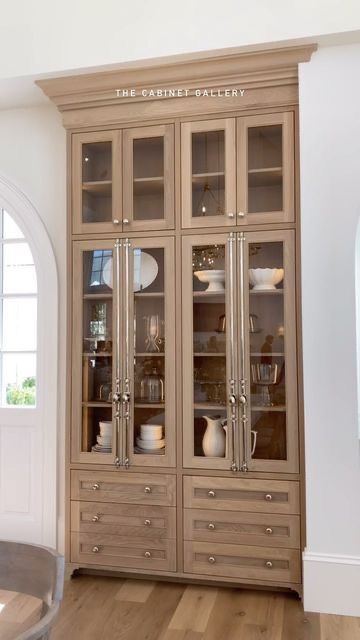 Dining Room Built In, Built In China Cabinet, Built In Cabinet, Dining Room Remodel, Kitchen Pantry Design, The Cabinet, Pantry Design, Built In Cabinets, Kitchen Remodel Idea