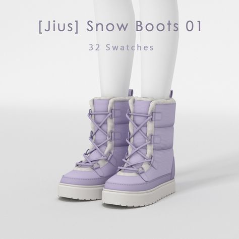 Jius Sims, 70s Boots, Mod Shoes, Fluffy Boots, Cc Shoes, Sims 4 Cc Shoes, Free Sims 4, Sims 4 Mm Cc, Sims 4 Teen