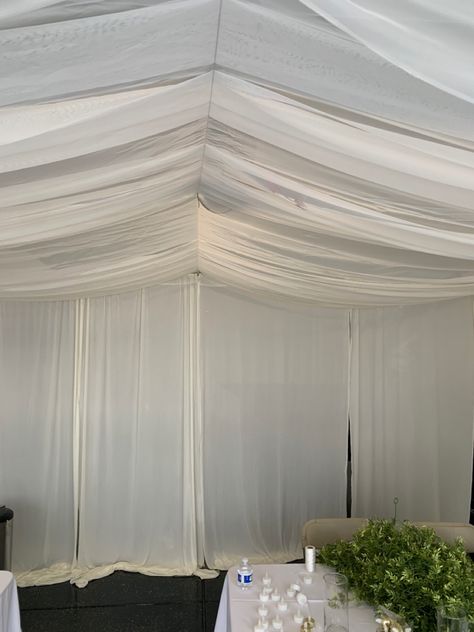 How To Cover Garage Walls For A Party Diy, Garage Into Party Space, Draping A Garage For A Party, Covering Garage Walls For Party, How To Decorate Garage For Party, Decorating A Garage For A Party, Turn Garage Into Party Space, Garage Curtains For Party, Decorate Garage For Party