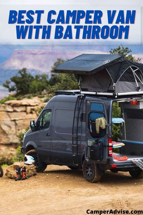 In this article, I have listed 6 Best Camper Van with Bathroom. These camper vans with bathroom are reviewed thoroughly and added with pictures and floorplans. Camper Vans With Bathrooms, Camper Van With Bathroom, Van With Bathroom, Best Camper, Cool Campers, Camper Vans, Bathroom Layout, Camper Van, Van Life