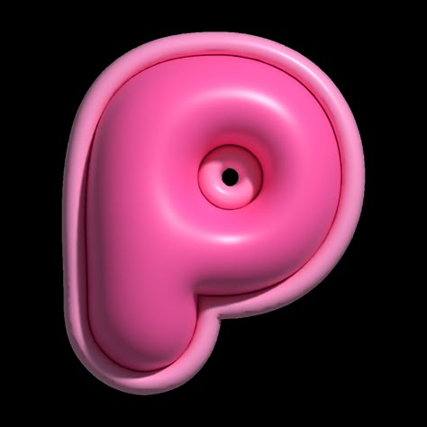 Bubble Letter P, Pink Letter, Letter P, Bubble Letters, Letter Set, Dream Nails, Pool Party, Lettering Alphabet, Wallpaper Backgrounds