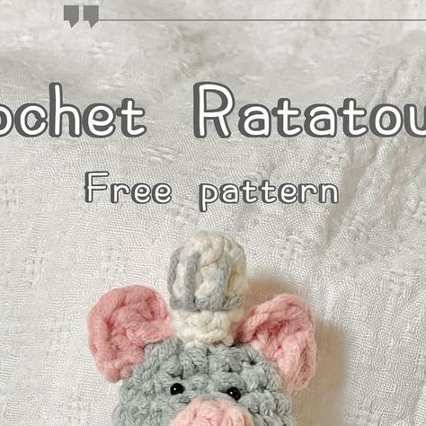 민 on Instagram: "🤍Free pattern - Ratatouille🐭🤍

Here's the English version of the crochet Ratatouille free pattern I posted before!

I hope many crochet lovers enjoy this pattern🫶🏻 If you decide to post your Ratatouille, please tag me as the pattern creator!

This pattern is solely for personal use, please do not copy, sell, redistribute or claim this pattern as your own.

If you don't understand or have any questions while making it, please send me a dm or leave a comment. I hope you enjoy it! Thank you🫶🏻💕

𖤐 Pattern : @mminitting 

#뜨개 #뜨개질 #코바늘 #crochet #crocheting #crochetaddict #crochetlover #crochetfreepattern #freepattern #ratatouille" Crochet Ratatouille Free Pattern, Crochet Ratatouille, Ratatouille Crochet Pattern, Crochet Lovers, The English, Free Crochet Pattern, Leave A Comment, Crochet Projects, Crochet Pattern