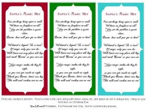 Santa's magic Key poem and printable Santa Key Printable, Santa Key Poem, Key Printable, Xmas Messages, Santa's Key, Artsy Chic, Santa Key, Santa's Magic Key, Living Life To The Fullest