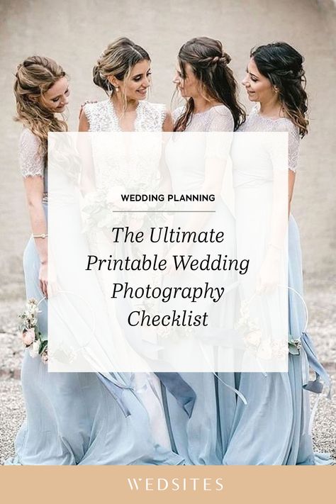 Here's our ultimate wedding photography checklist! Wedding Photo Checklist Photography, Wedding Shoot List, Wedding Photography List Of Shots, List Of Wedding Pictures To Take, Wedding Photo List For Photographer, Wedding Photography Checklist Printable, Wedding Picture List, Ultimate Wedding Checklist, Wedding Photography Shot List