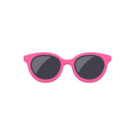 pink glasses vector isolated on white background Barbie Glasses, Rose Emoji, Glasses Clipart, Barbie Png, Pink Glasses, Barbie Party, Pink Sunglasses, Silhouette Svg, The Pink