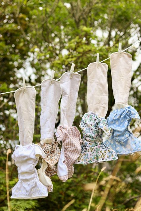 reusable nappies hanging on a washing line blown by the breeze Crunchy Aesthetic, Cloth Nappy, Reusable Nappies, Baby Inspiration, Cloth Nappies, Washing Line, Flat Lay Photography, Baby Comforter, Lil Baby