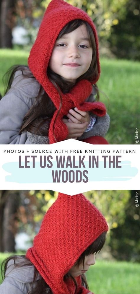 Hooded Scarf Knitted, Hooded Scarf Knitting Pattern Free, Hooded Scarf Pattern Free, Crochet Hooded Scarf Pattern Free, Knitting Beanies, Crochet Hooded Scarf Pattern, Hooded Scarf Pattern, Girls Knit Hat, Pocket Shawl