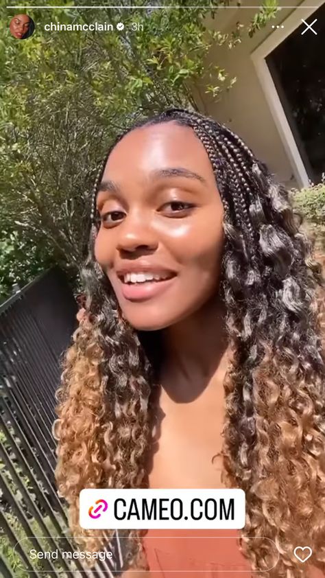 China Anne Mcclain Braids, Mermaid Braids Black Women, Braids Black Women, Mermaid Braids, China Mcclain, 2024 Hairstyles, Mermaid Braid, Anne Mcclain, Curly Braids