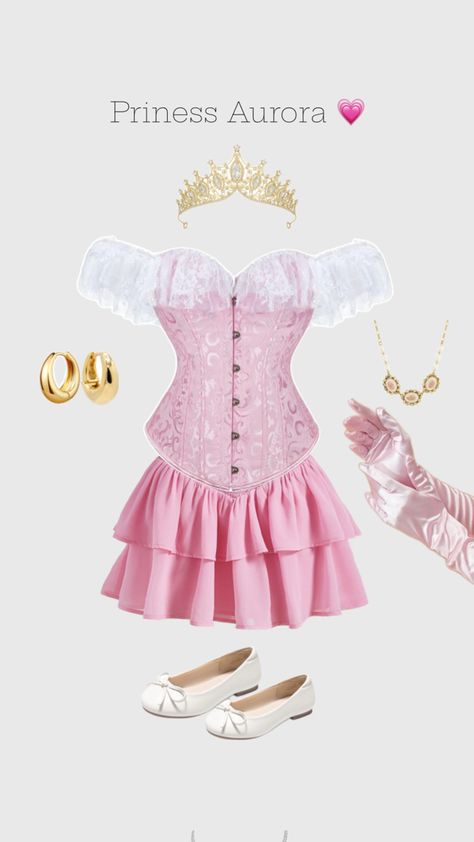 Princess Aurora costume idea Princess Aroura Halloween Costume, Aroura Costume Ideas, Aroura Halloween Costumes, Princess Aurora Costume, Aurora Costume, Princess Costume, Princess Aurora, Halloween Costume Outfits, Diy Costumes