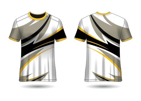 Sports jersey template for team uniforms Vector Sports Jersey Template, Camisa Time, Cricket T Shirt Design, Jersey Template, Running Singlet, Cricket T Shirt, Football Shirt Designs, Sports Tshirt Designs, Sport Shirt Design