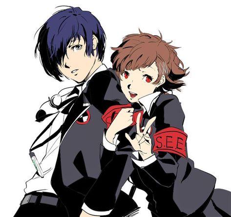 Persona 3 Minako Arisato, Makoto And Kotone, Persona 3 Matching Pfp, Minato Arisato Icon, Persona 3 Art, Persona 3 Femc, Persona 3 Protagonist, Persona 3 Icons, Persona 3 Minato