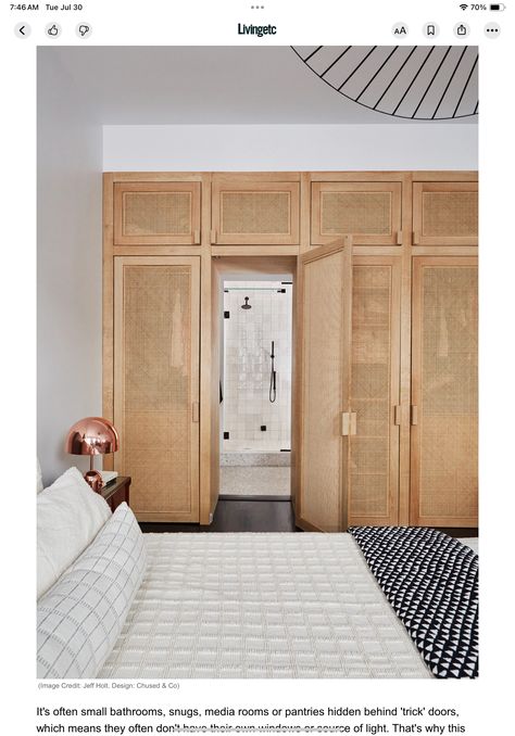 Hidden Door, Loft Conversion, Closet Bedroom, Wooden Storage, The Bedroom, Closet Design, Architectural Digest, House Inspo, Home Bedroom