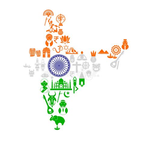 Incredible India Posters, Indian Map, Patriotic Posters, Independence Day Drawing, Happy Independence Day Images, Independence Day Greetings, Indian Symbols, Indian Flag Images, Happy Independence Day India