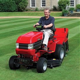 Parents and grandparents should avoid having children sit on ride-on lawn mowers. There are far too mcuh debris that is made airborne when the mower cuts the grass and those would irritate their delicate air passages. Some fuel operated machines will also release carbon monoxide as a result of combustion of the fuel, which is a toxic gas that can be dangerous if inhaled in high volumes. Ride On Lawn Mower, Lawn Equipment, Riding Lawn Mowers, Carbon Monoxide, Riding Mower, Boys Toys, Riding Lawnmower, Lawn Mowers, Back Garden