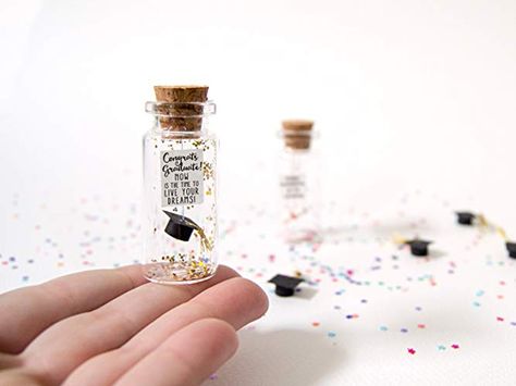 Congrats Graduate! Now is the time to Live Your Dreams. Tiny message in a bottle. Personalised Gift. Funny Graduation Card. Mature Graduation Momento Ideas, Graduation University, University Graduation Gifts, Graduation Gifts For Boys, Graduation Message, Tiny Bottles, Custom Graduation Gift, University Graduation, Miniature Bottles