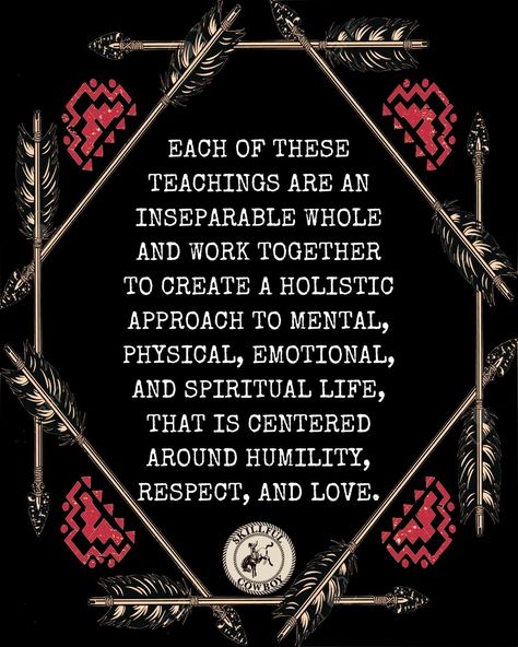 The Seven Sacred Teachings, also known as the Seven Grandfather Teachings, are a set of teachings that have been passed down from generation to generation by First Nations people of North America. These teachings are the guiding principles for living a meaningful and fulfilling life, and they are essential to maintaining a harmonious relationship between human beings, nature, and the divine. #nativeamericanwisdom #nativeamerican #nativeamericans #nativeamericanpride #nativeamericanculture #n... The Seven Grandfather Teachings, Seven Sacred Teachings, Seven Grandfather Teachings, Grandfather Teachings, Harmonious Relationship, Guiding Principles, Native American Wisdom, Generation To Generation, Native American Culture