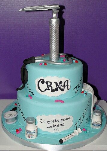 Crna cake----I want this when to celebrate when I my dream becomes a reality!!! Anesthesia Cake Ideas, Crna Graduation Party, Anesthesia Cake, Anesthesiologist Cake, Medical Graduation Party, Crna Graduation, Crna Week, Anesthesia School, Anesthesia Humor