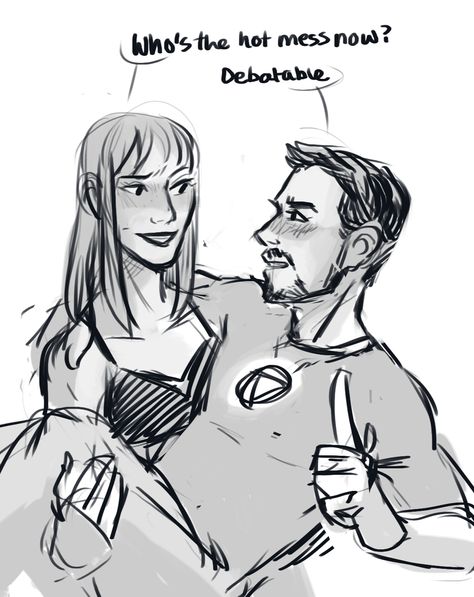 Tony Stark Fanart, Tony Stank, He Loves Her, Tony And Pepper, Toni Stark, Marvel Ships, Number Nine, Fandom Art, Marvel Actors