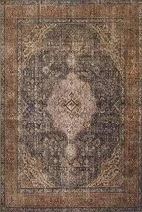 Scatter Rugs, Family Office, Flatweave Area Rug, Multi Rug, Loloi Rugs, Orange Rug, 5x7 Print, Traditional Area Rugs, Nebraska Furniture Mart